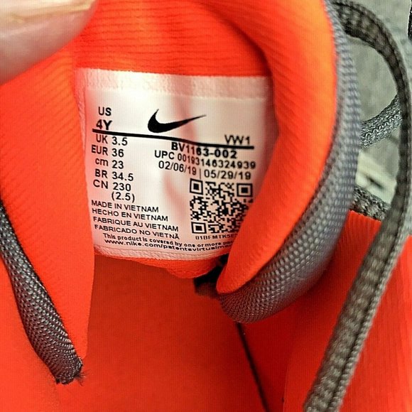 Nike Air Max Sneakers Gray Gunsmoke Youth US 4Y Womens 5.5 BV1163-002 - Picture 8 of 8